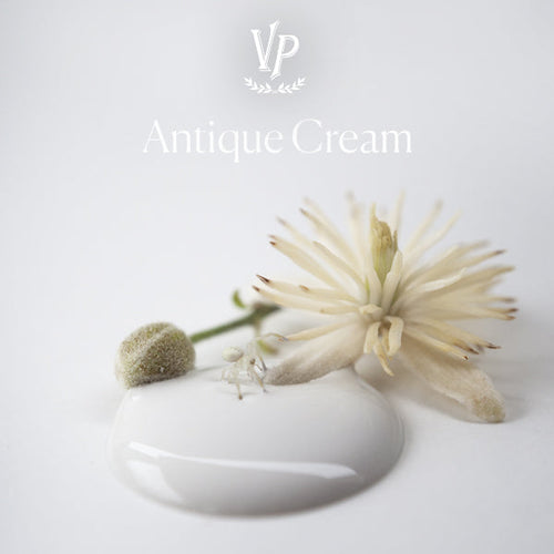 Peinture à la craie Antique Cream Vintage Paint - goutte de peinture crème