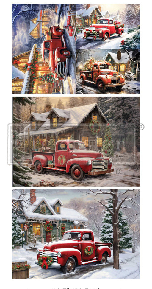 Découpage Décor Tissue Paper – Christmas Cargo