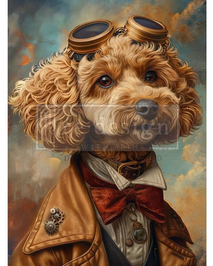 Découpage Décor Tissue Paper – Dog Aviateur