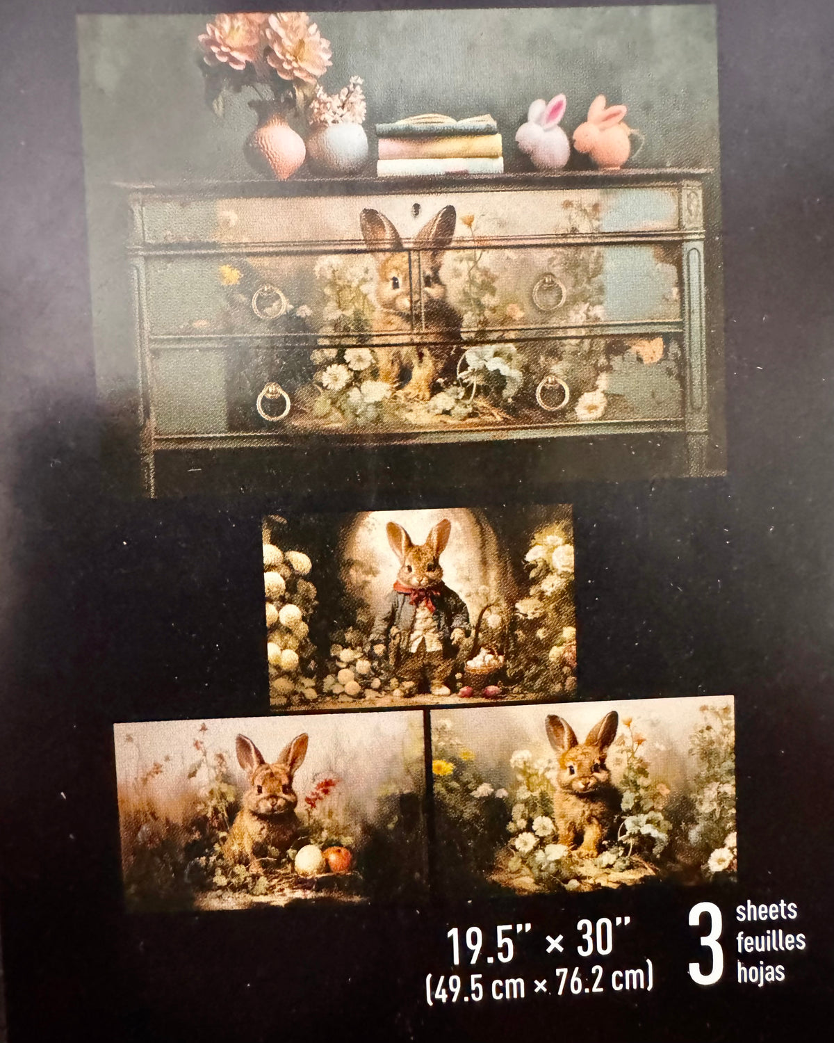 Découpage Décor Tissue Paper – Dreamy Bunnies