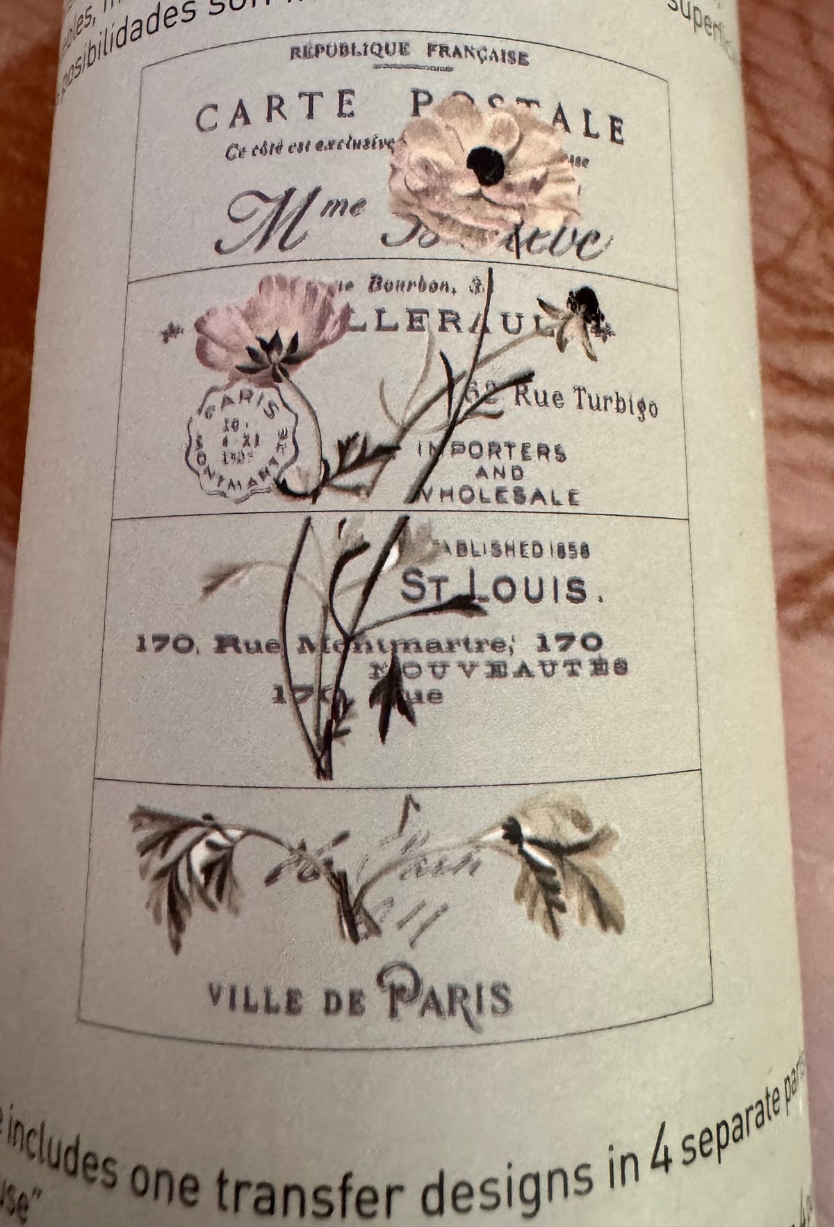 Decor Transfers – Carte Postale