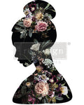 Decor Transfers – Floral Silhouette