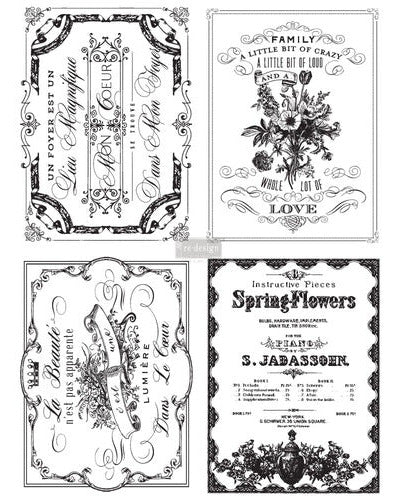 Decor Transfers – Spring Flowers