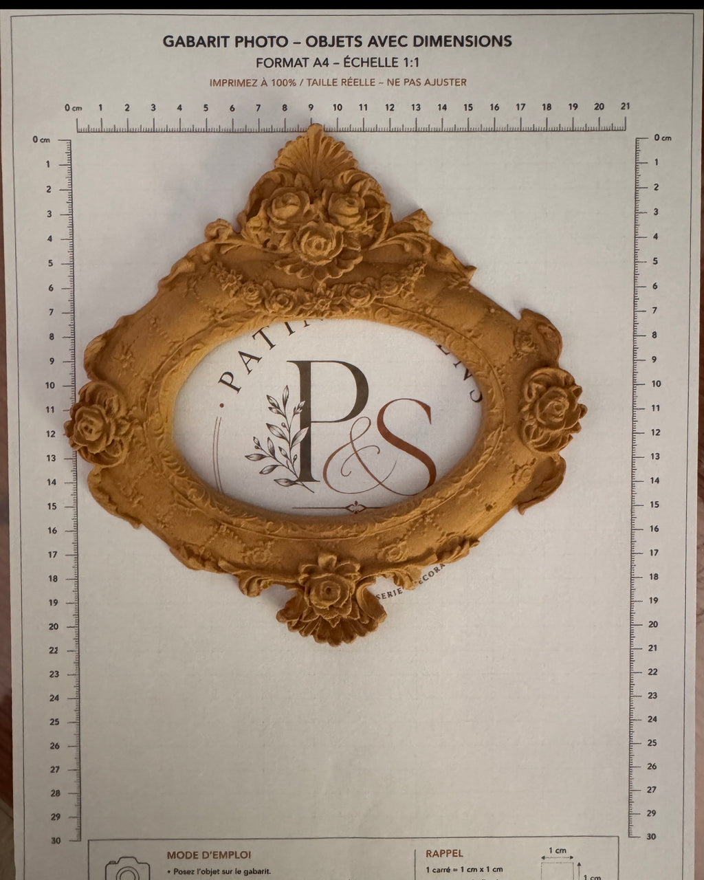 Ornement WOODWILL appliqué sur seau décoratif